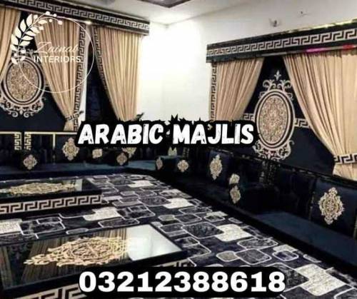 sofa set and Arabic majlis 
