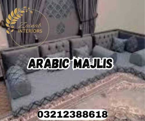 sofa set and Arabic majlis 