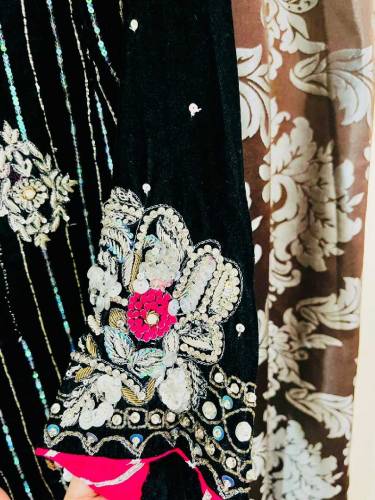 3 piece embroidered suit