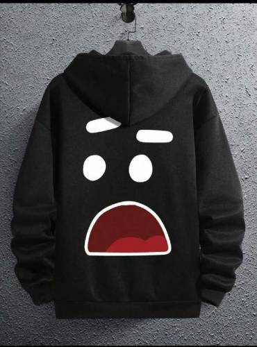   1 Pc Men's Fleece Printed Hoodie
