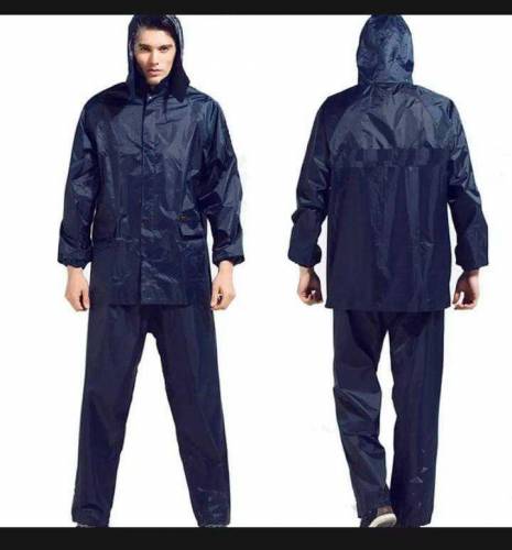 Unisex Waterproof Rain Suit Coat With Trouser Contact No: 0346-8463413