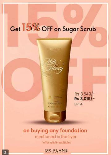 Milk and honey gold sugar scrub buy now Limited stock
