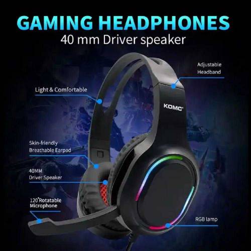 Gaming Headset with Impressive 3D Sounds &  Noise Canceling Microphone