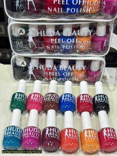 peel off nail polish pack of 6