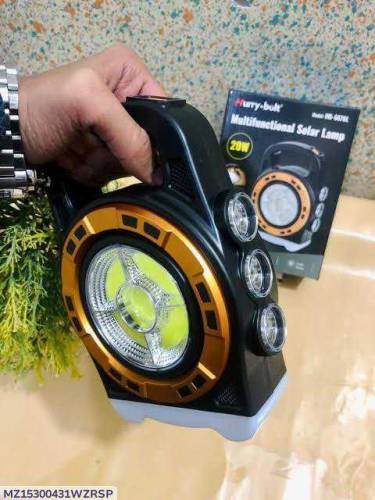 Solar powered rechargeable led cramping lantern 