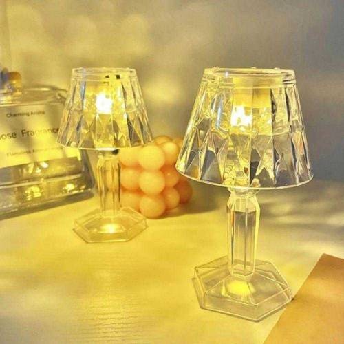 crystal rechargeable small lamp