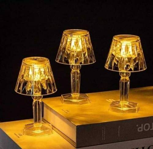 crystal rechargeable small lamp
