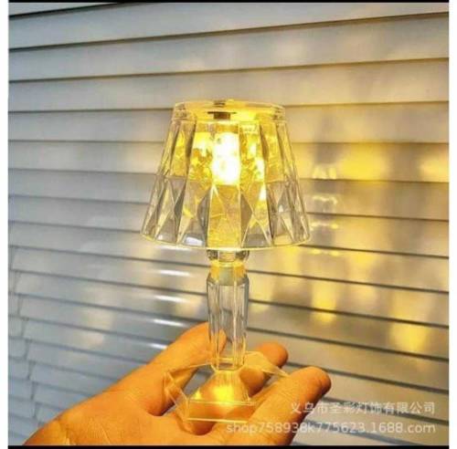 crystal rechargeable small lamp