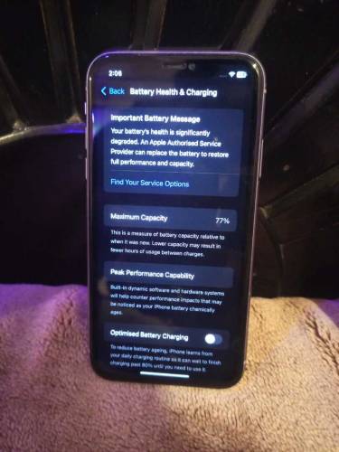 iphone 11 64gb jv purple colour 