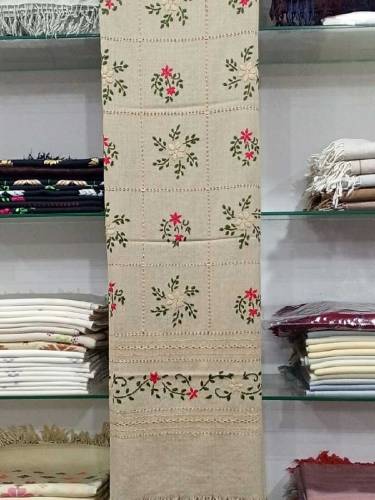 original islampuri woolen shawl with hand made embroidery 