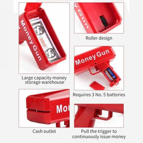 Free Delivery | Money Gun for Boys and Girls