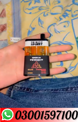 Trinity Hemp Spinny 6G Disposable Vape Price In karachi - 03001597100