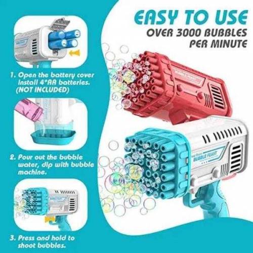 36 hole bubbles gun machine ele6