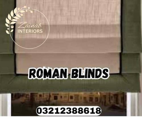 Roman blinds 