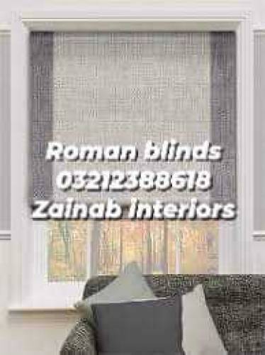 Roman blinds 
