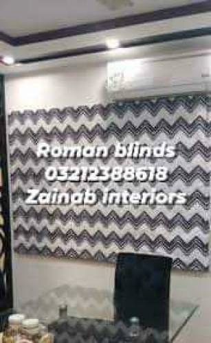 Roman blinds 