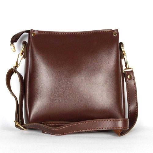 Girls Rexine Plain Hand Bag
