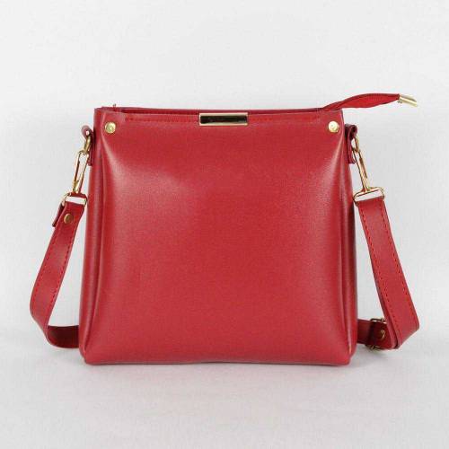 Girls Rexine Plain Hand Bag