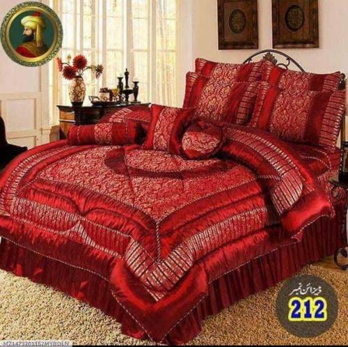  14 Pcs Silk Jacquard Embroidered Bridal Set