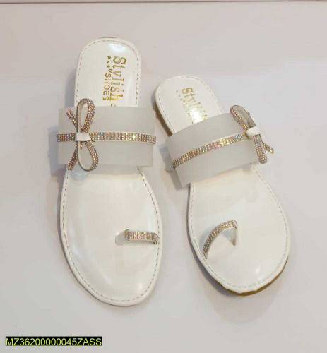 women Rexine plain flats