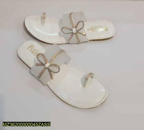women Rexine plain flats