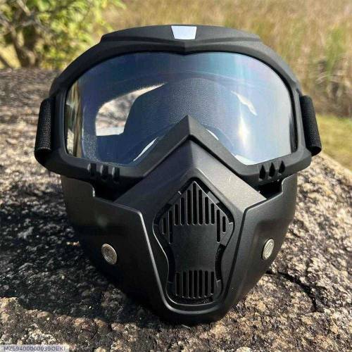 transparent glass durable black helmet