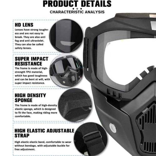 transparent glass durable black helmet