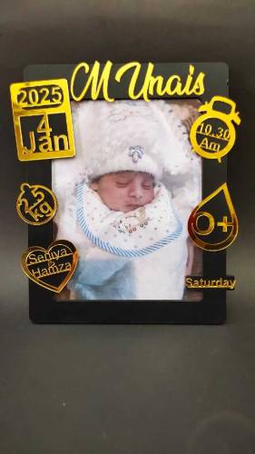 Baby Frame in Ply Available With stand in wooden and acrallic 