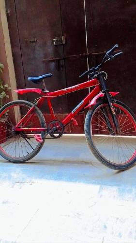 maroon Ferrari cycle with premium design for sale 