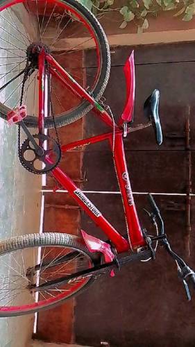 maroon Ferrari cycle with premium design for sale 