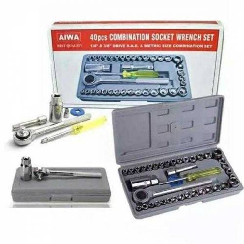 Product Name*: 40 Pcs Chrome Vanadium Steel Tool Kit Set