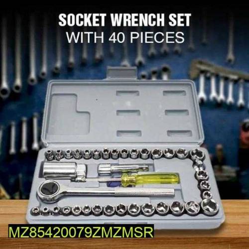 Product Name*: 40 Pcs Chrome Vanadium Steel Tool Kit Set