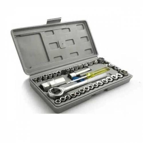 Product Name*: 40 Pcs Chrome Vanadium Steel Tool Kit Set