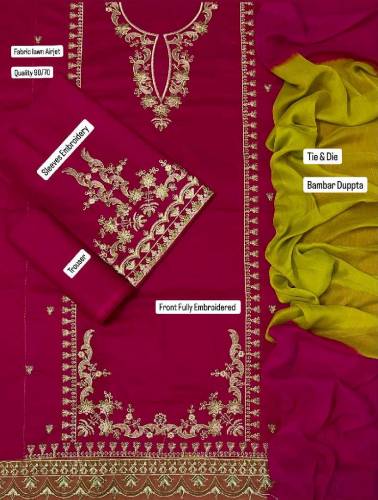 *💕Summer  Collection 2025💕**Brand Name : Omal **Airjet Lawn   By Omal*