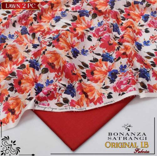 women's 2 pc Unstitched Suit 