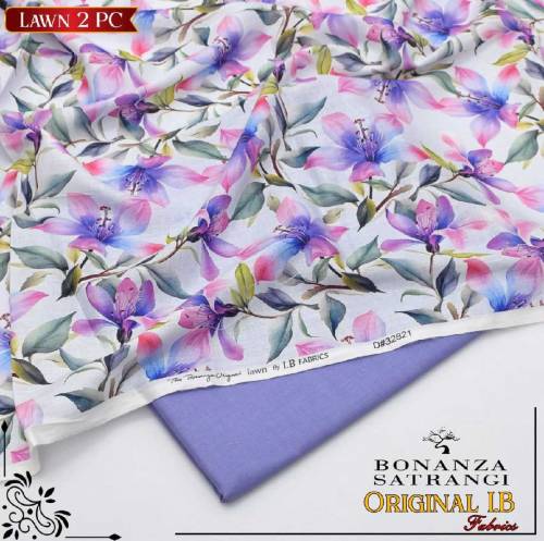 women's 2 pc Unstitched Suit 