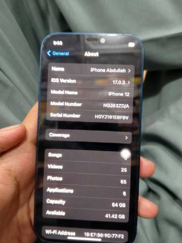I phone 12 mini 