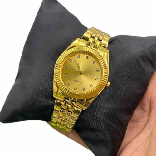 Rolex Watch Black & Gold