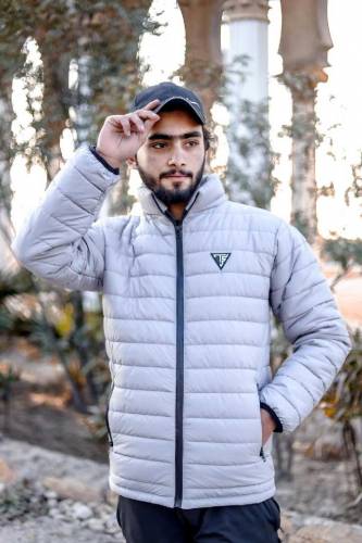 *Product Name*: Men's hyderPlain Puffer Jacket - 1 Pc Stylish Winter W