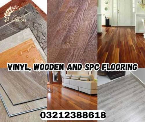 vinyl, wooden and spc flooring 