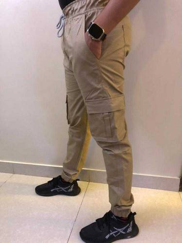 1Pcs Men cotton cargo trouser|Skin - online delivery charges 140pkr