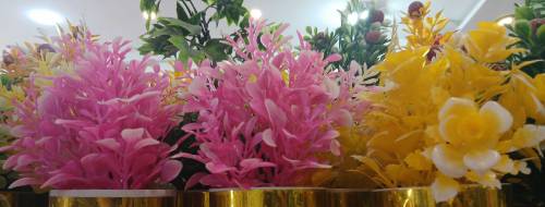 artificial flowers with port 