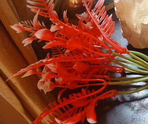 artificial flowers with port 