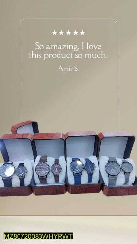 •  Material: Leather•  Display Format: 12-Hour Format•  Product Featur
