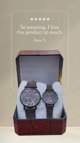 •  Material: Leather•  Display Format: 12-Hour Format•  Product Featur
