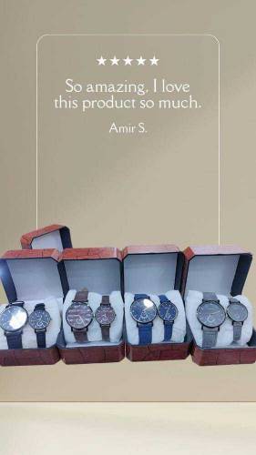 •  Material: Leather•  Display Format: 12-Hour Format•  Product Featur