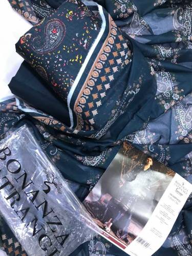 Bonanza 3 Piece Unstiched Lawn Collection 