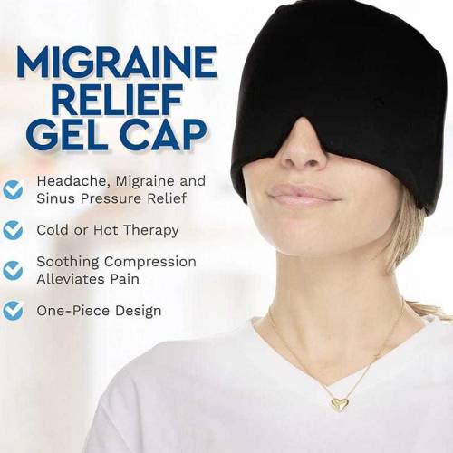 Migraine Relief Gel Cap | Headache Relief Cap|Migraine relief mask