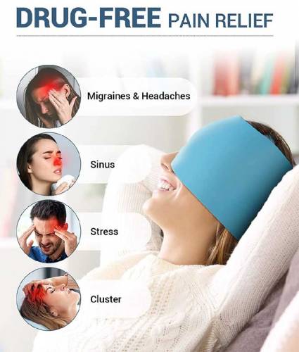 Migraine Relief Gel Cap | Headache Relief Cap|Migraine relief mask