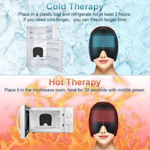 Migraine Relief Gel Cap | Headache Relief Cap|Migraine relief mask